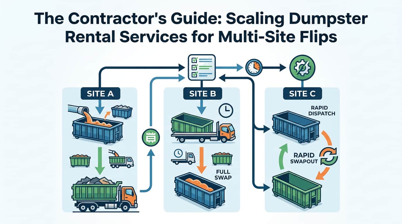 Dumpster Rentals for Multi-Site Flips in Central Florida