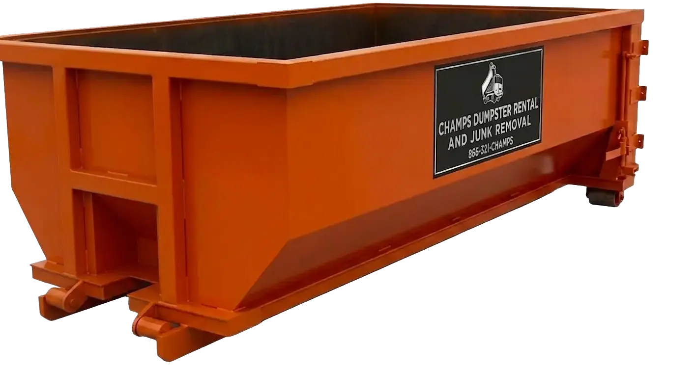 25 Yard Dumpster rental container ideal for construction projects