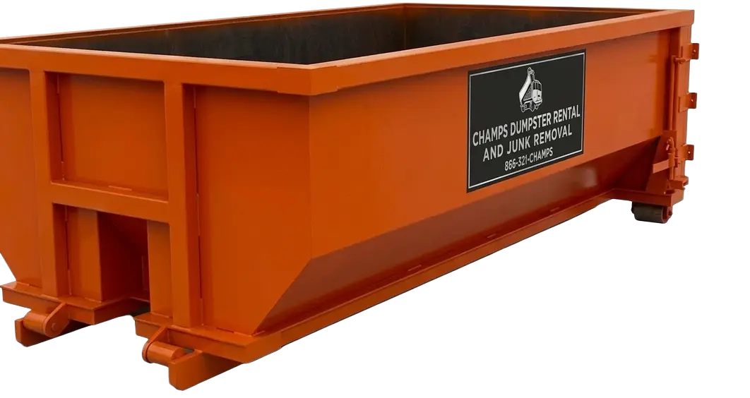 Dumpster rental container ideal for construction projects