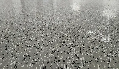 Beautiful finished epoxy flooring