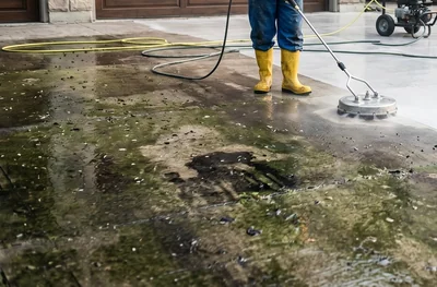 Driveway Pressure Washing